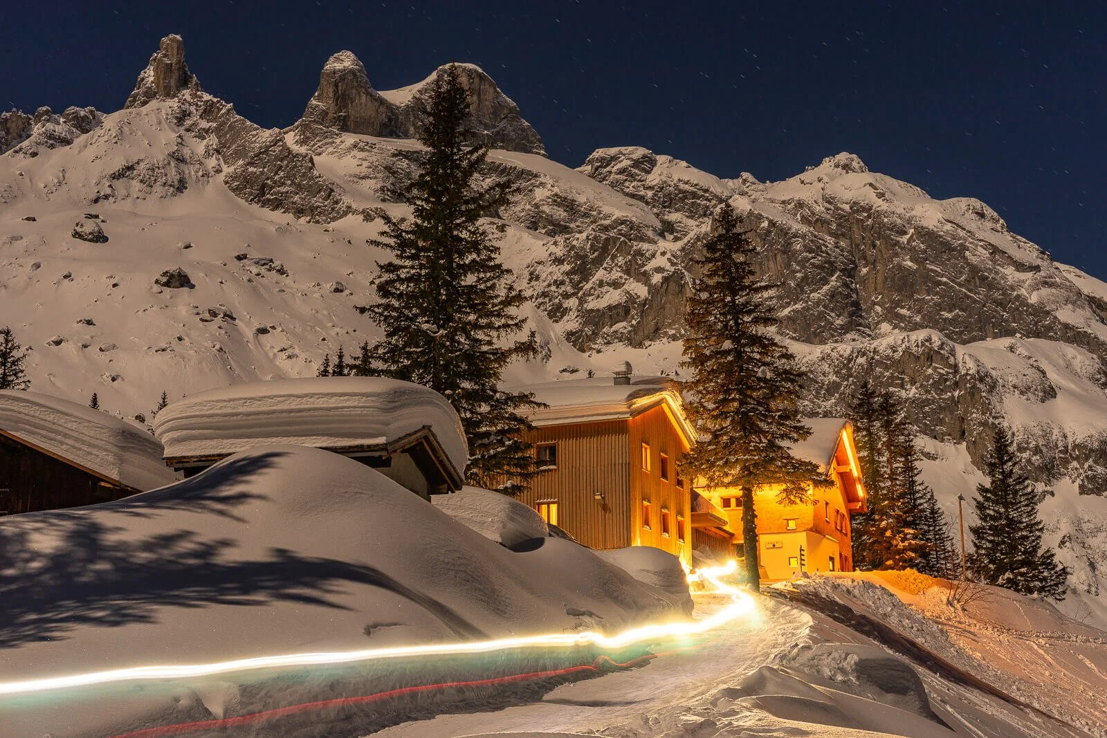 Winterstimmung an der Lindauer Hütte