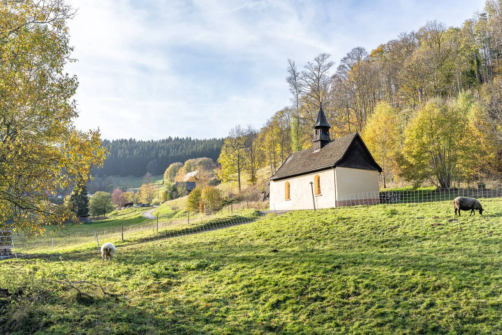  Cyriak-Kapelle im Schwendetal nahe dem Schluchtensteig im Schwarzwald 