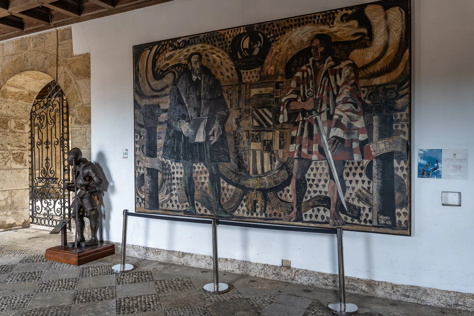 Rüstung und Waffen im Museo de las Casas Reales