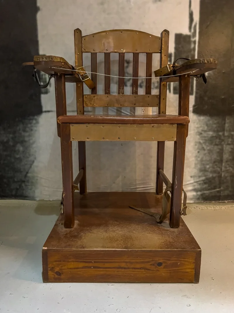 Elektrischer Stuhl im Museo Memorial de la Resistencia Dominicana
