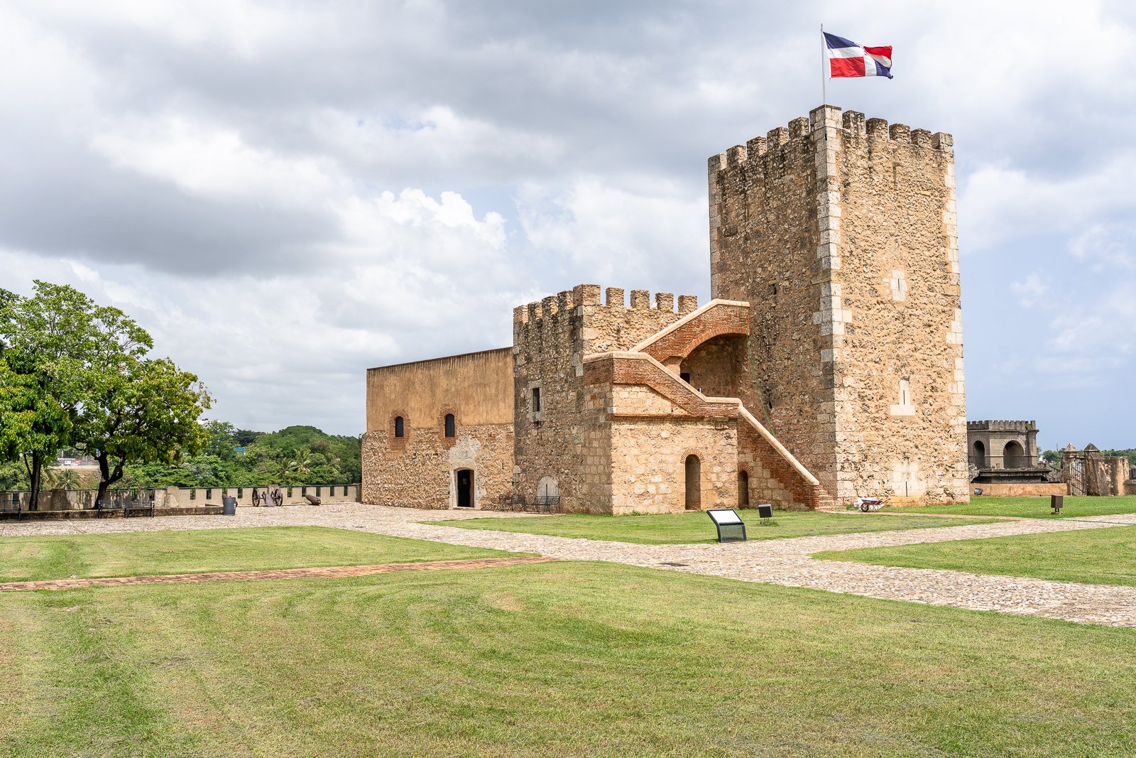 Torre del Homenaje der Fortaleza Ozama, der ältesten Festung Amerikas