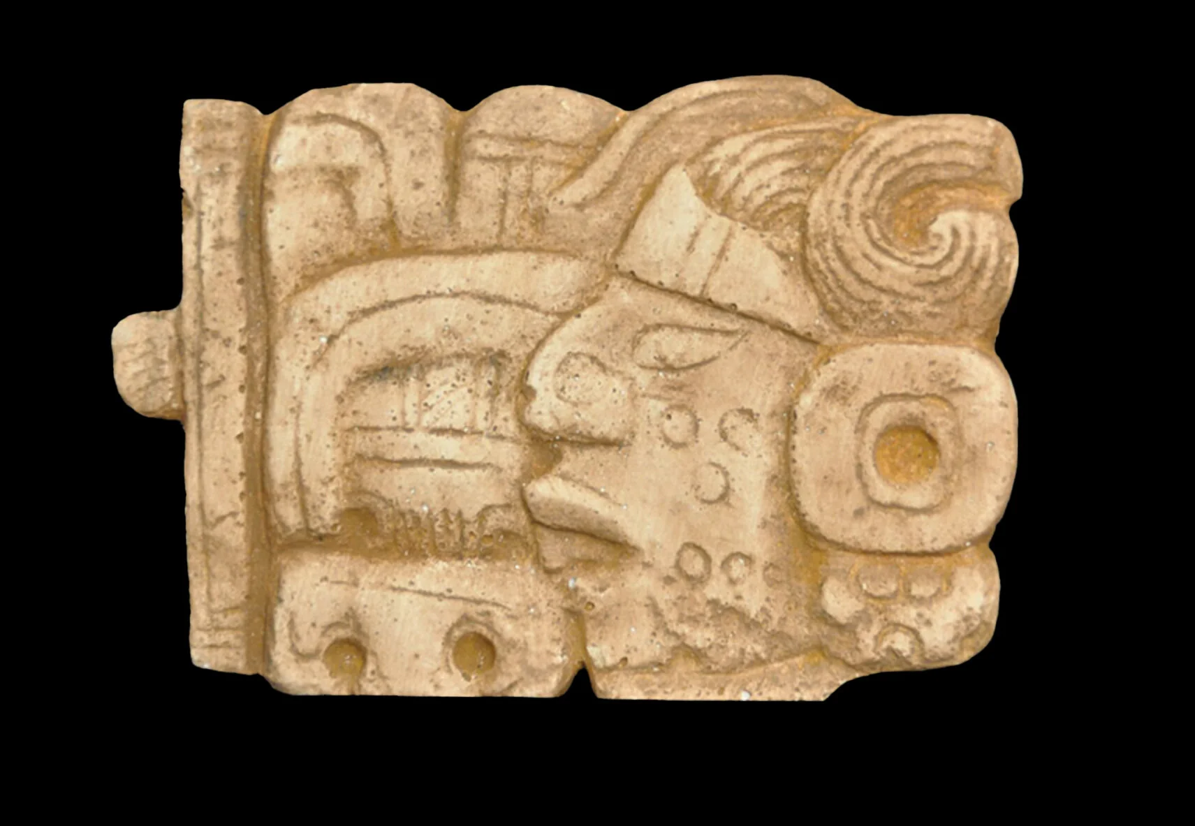 Tikal Mayan Hieroglyphs 2  Black Back.jpg