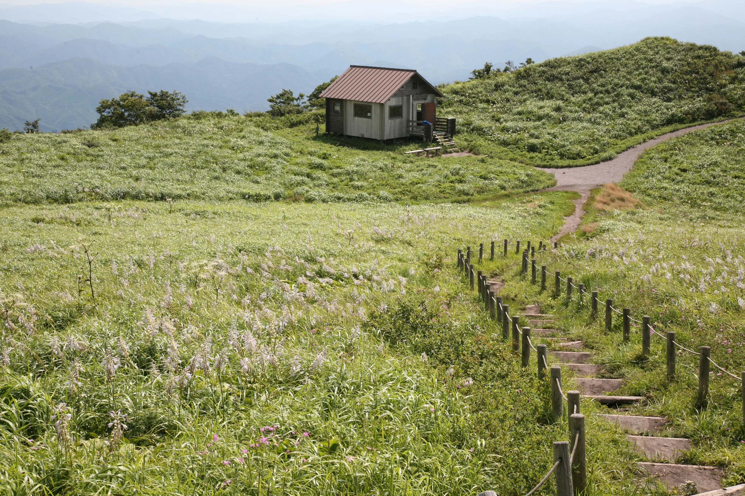 夏の山頂