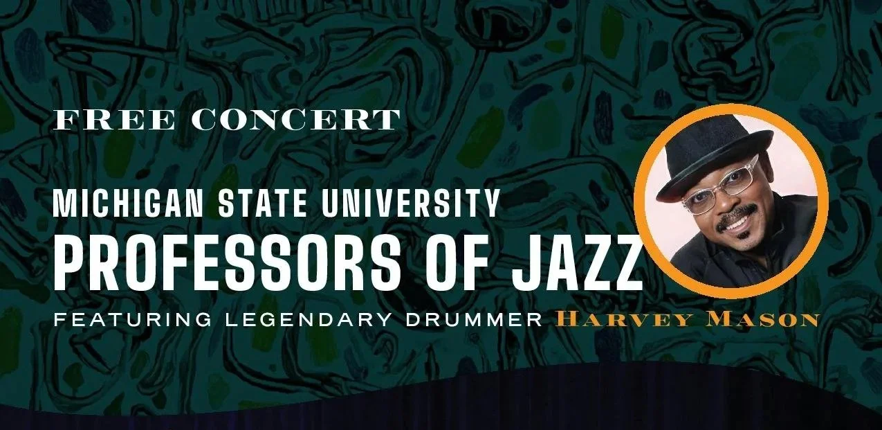 Harvey Mason with the MSU Professors of Jazz