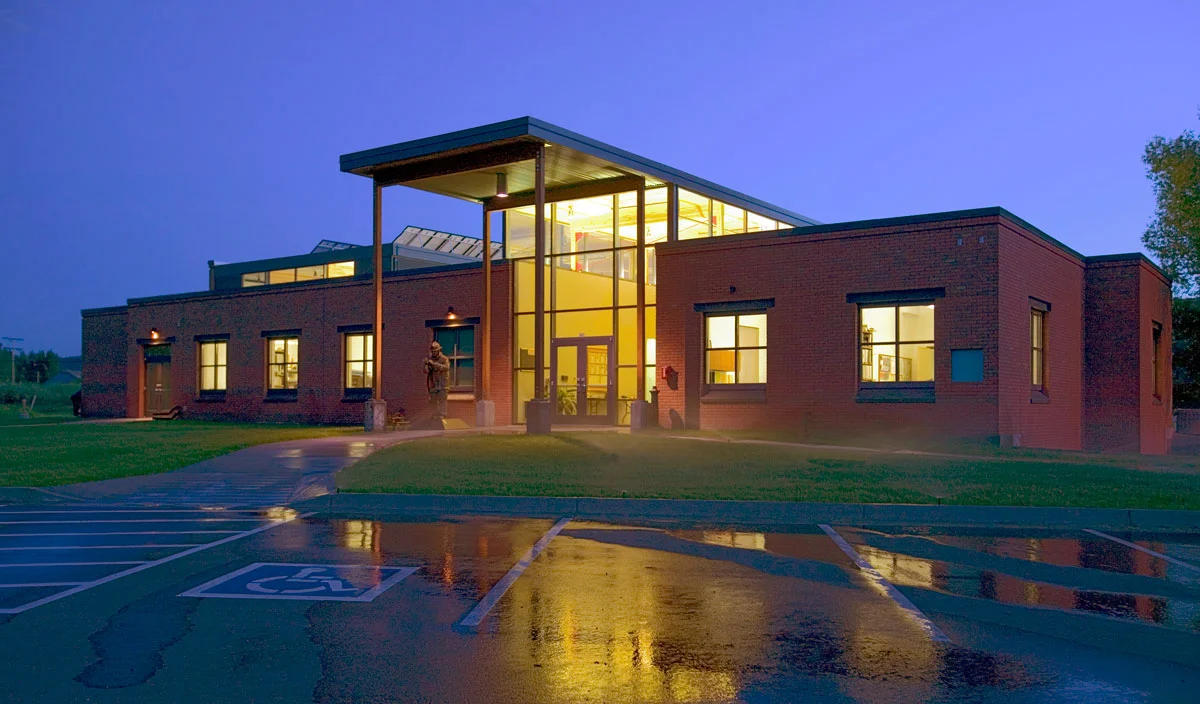Carbondale & Rural Fire Protection District Headquarters front entry