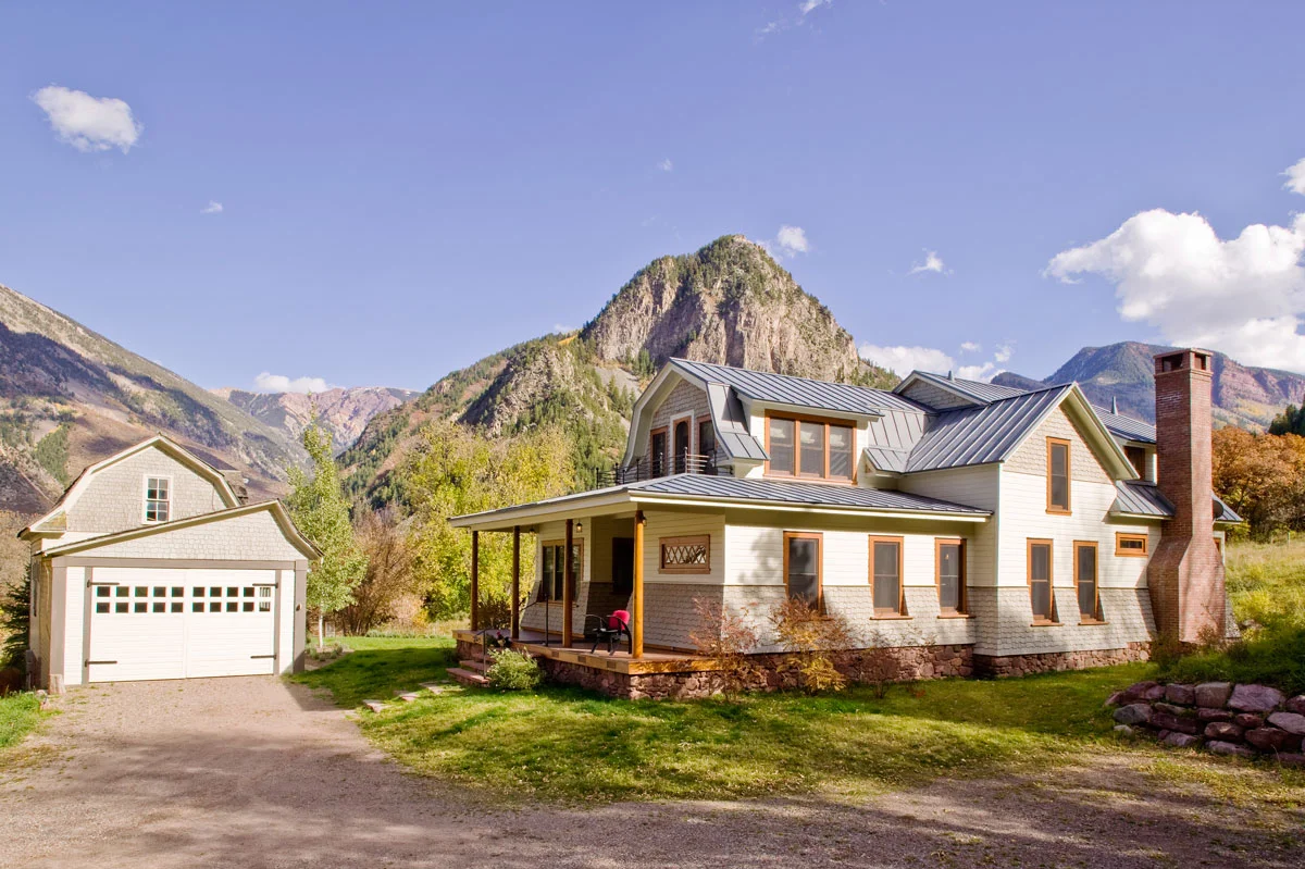 Looking east towards the front porch and beyond