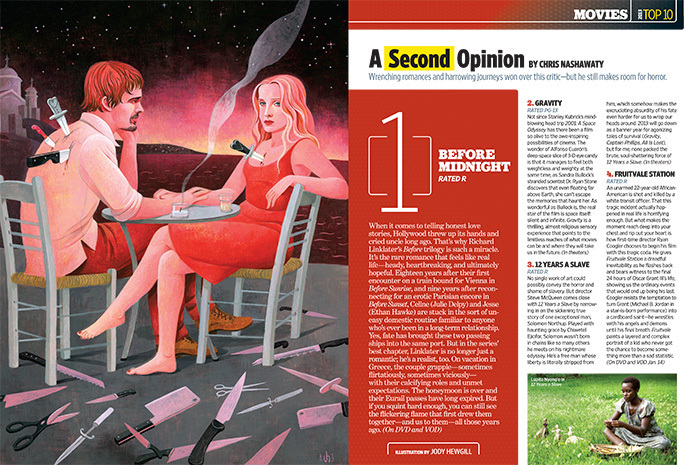The final spread. Image provided by Entertainment Weekly.