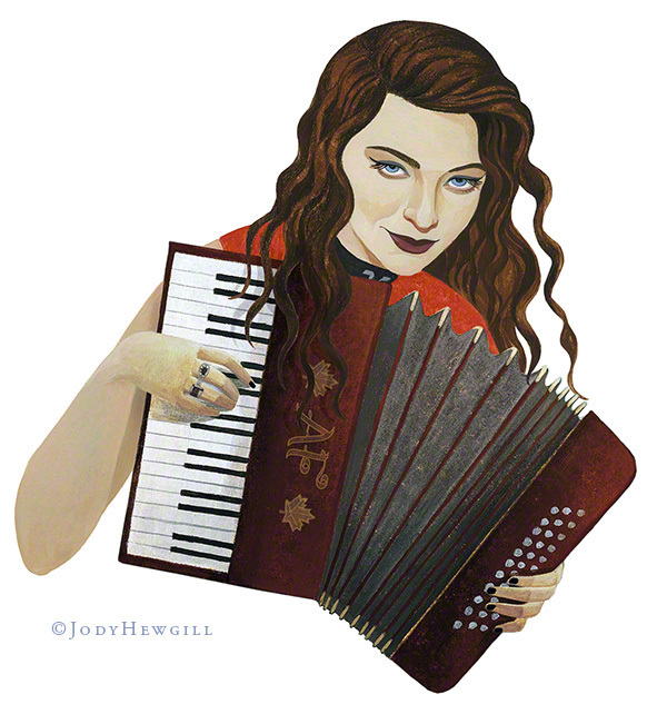 Lorde on Arcade Fire