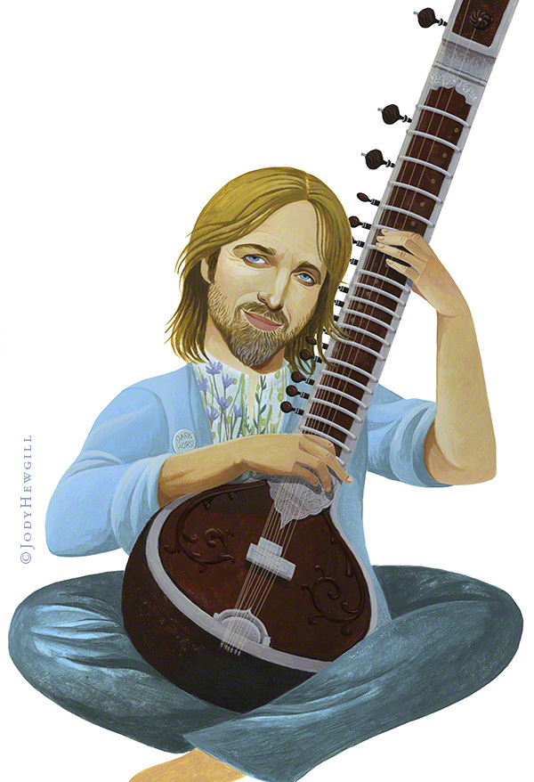 Tom Petty on George Harrison's music. Balvis did all the details to the sitar.