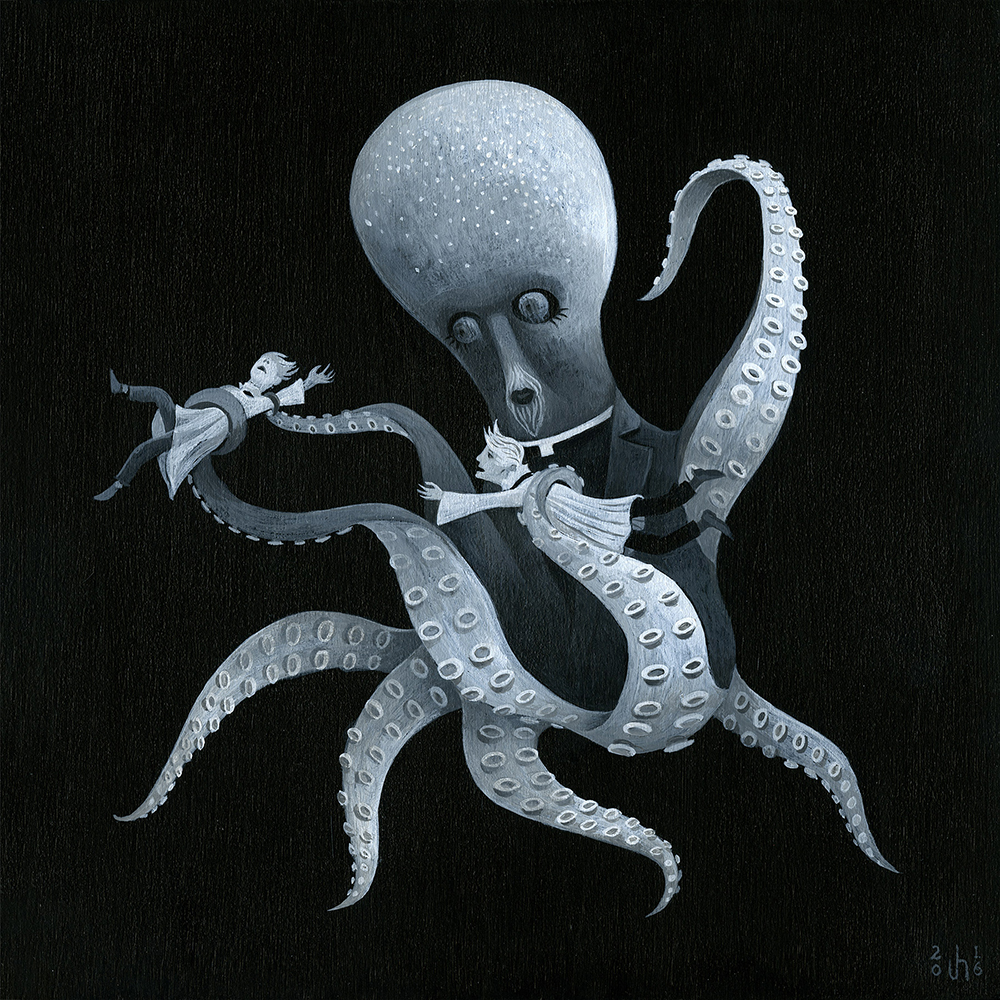 "Tako Nyūdō (Octopus Priest): thrives under the cloak of the Catholic church"