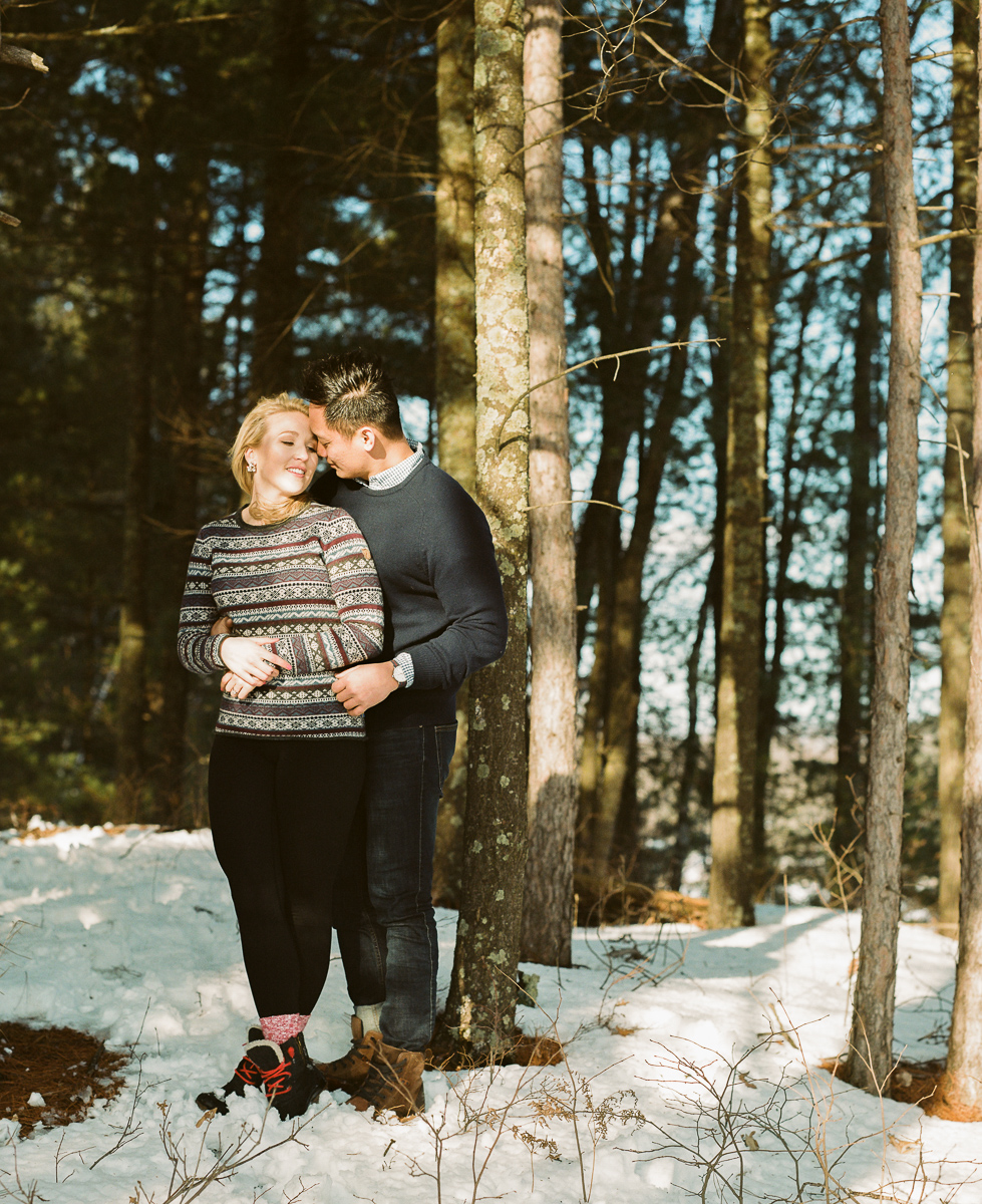 Northwoods Engagement Session on film-25.jpg