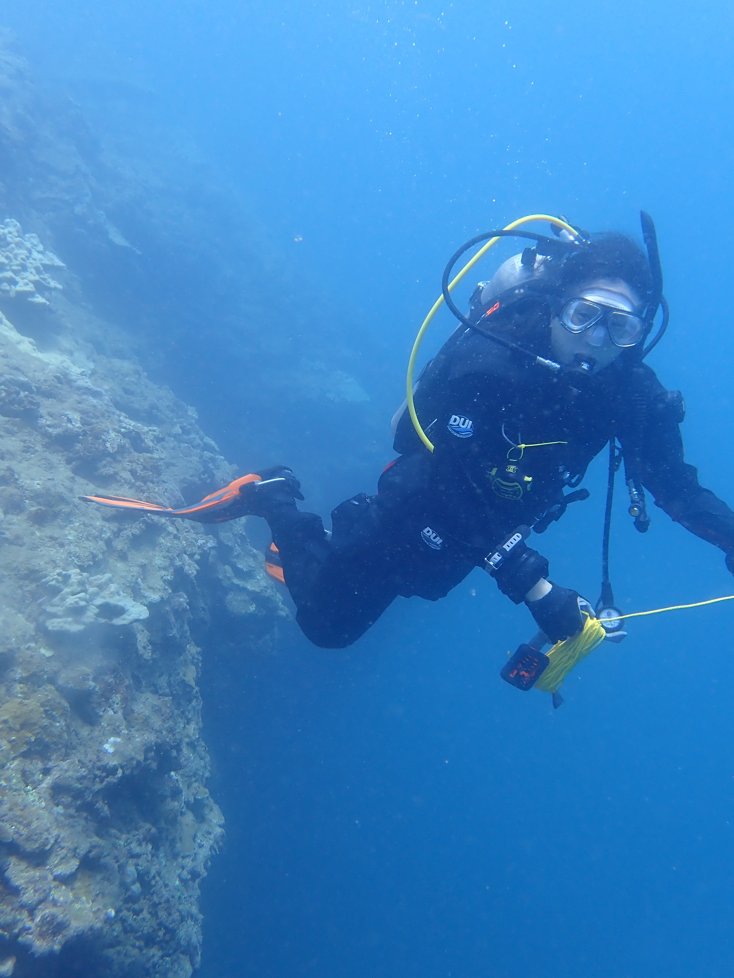  Aaron deploying dive flag! 