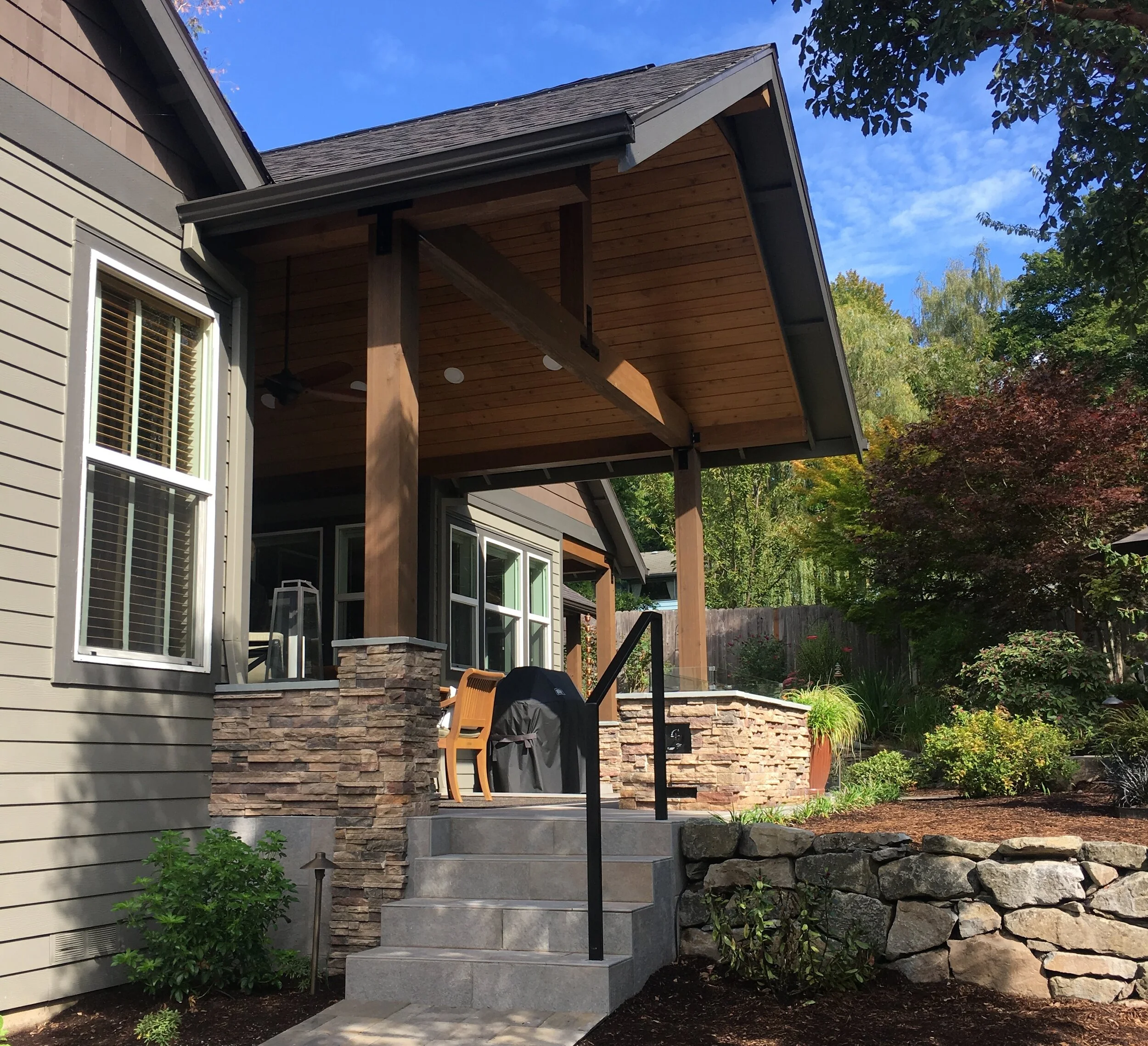 Exterior, Loggia from walkway