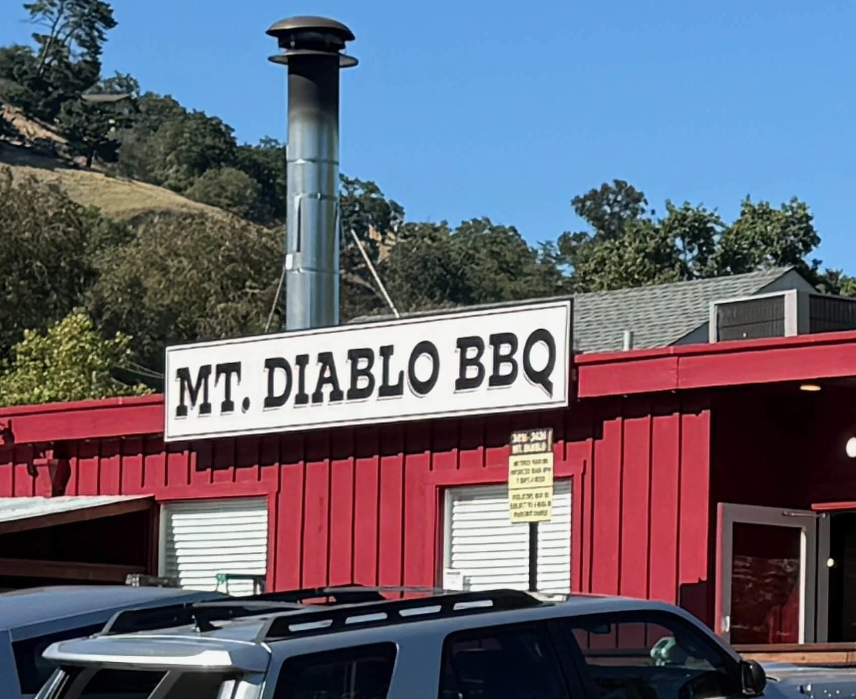 Mt. Diablo BBQ Large Sign 16’x3’ 2026