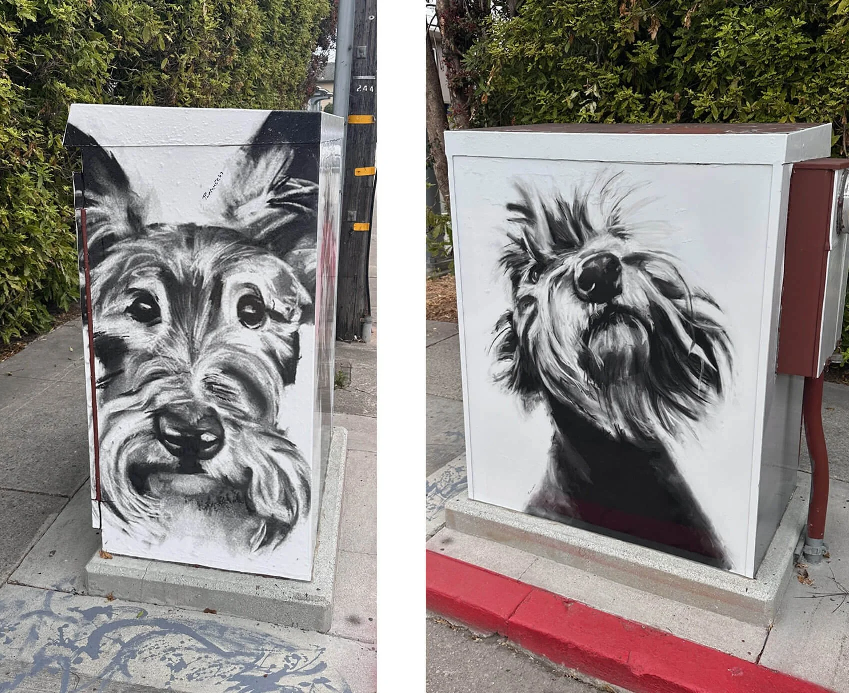 Revamp of Woodrow Traffic box, Laurel & Center St. Santa Cruz, CA 2025
