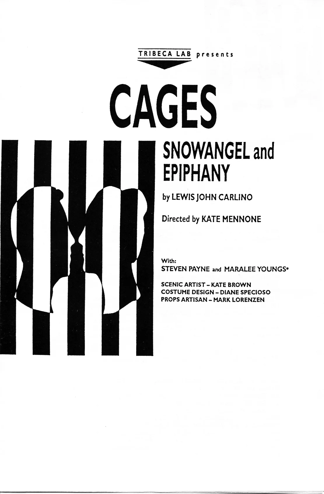 CAGES: SNOWANGEL & EPIPHANY