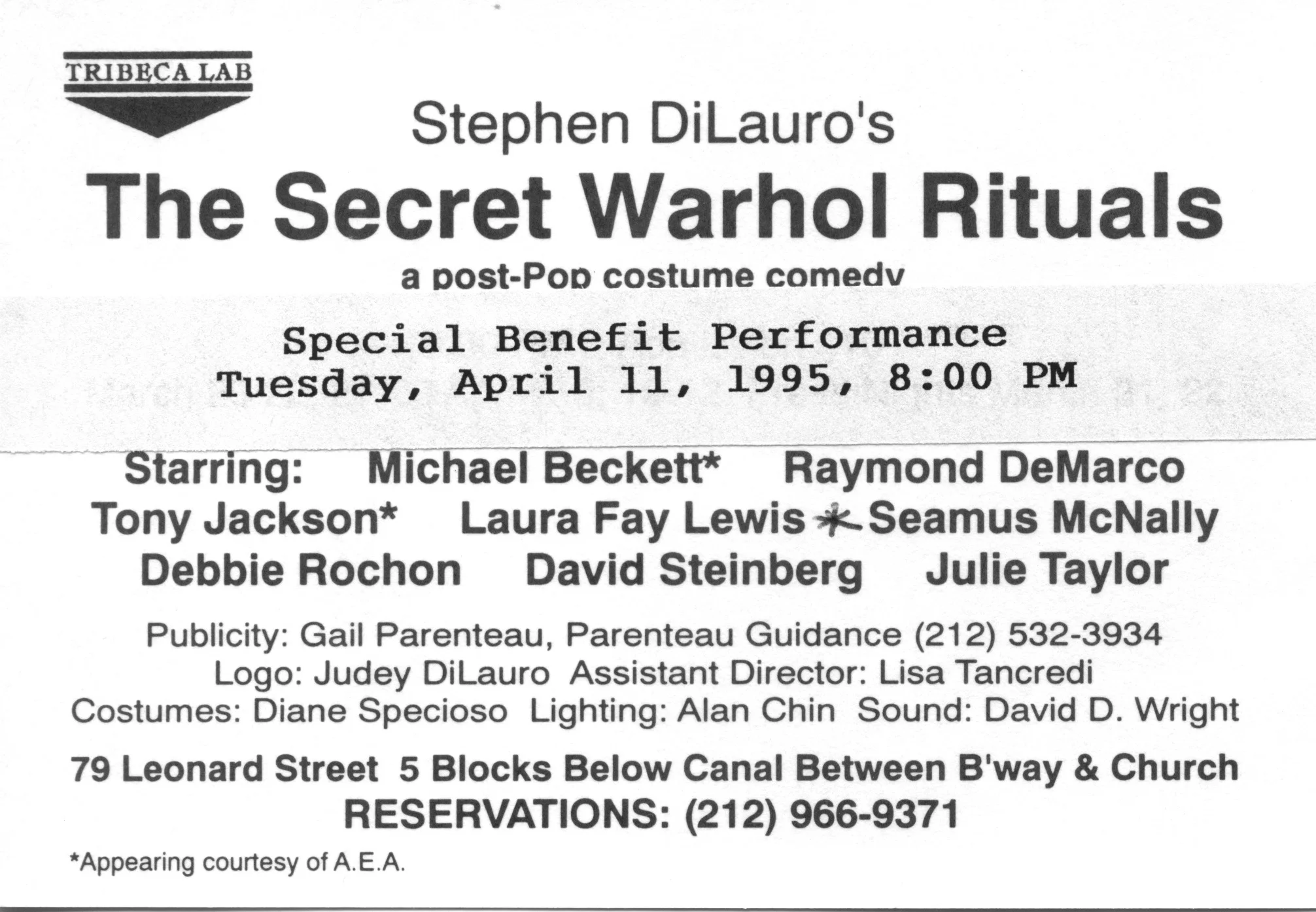 THE SECRET WARHOL RITUALS