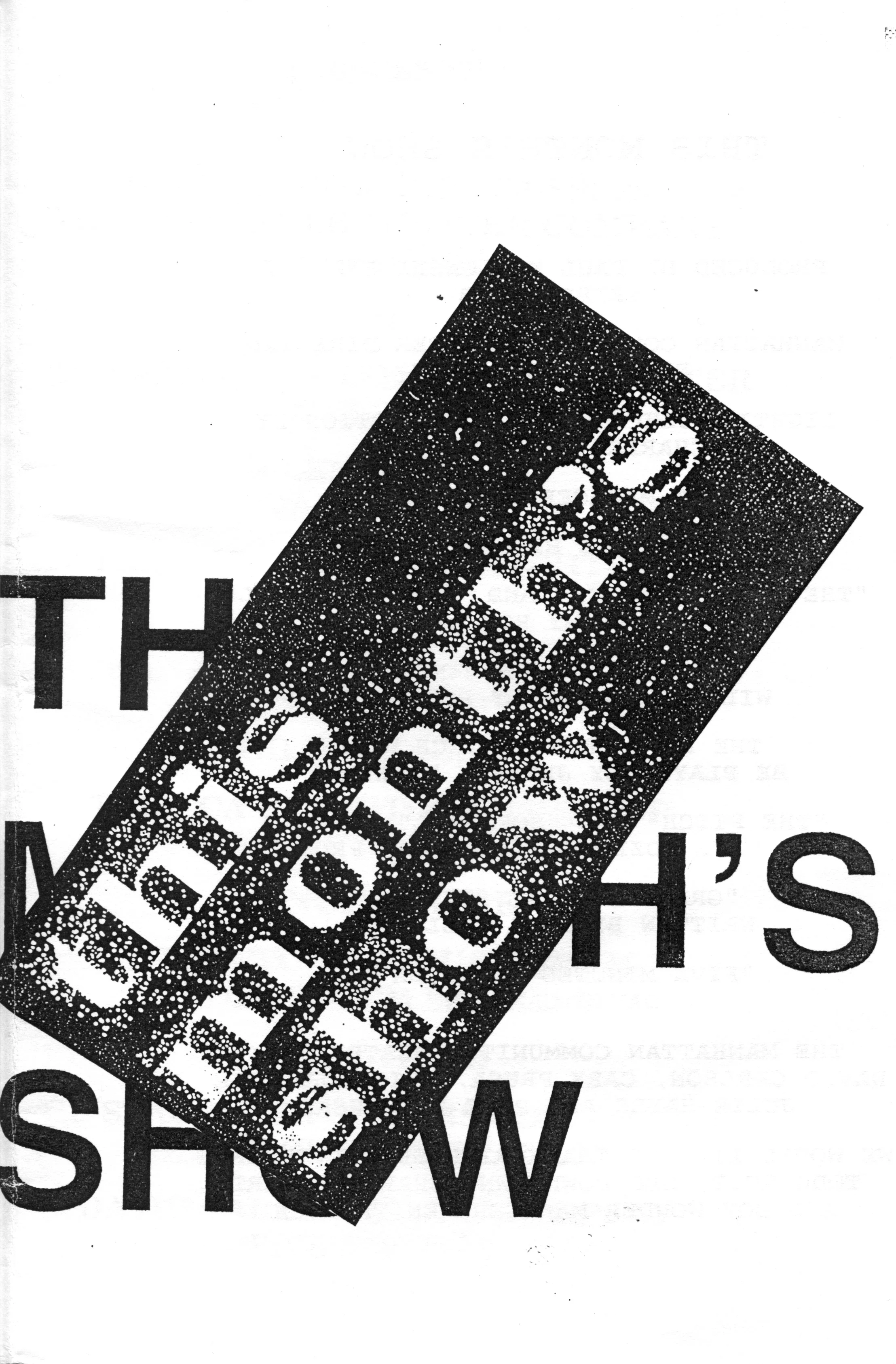 THIS MONTH'S SHOW