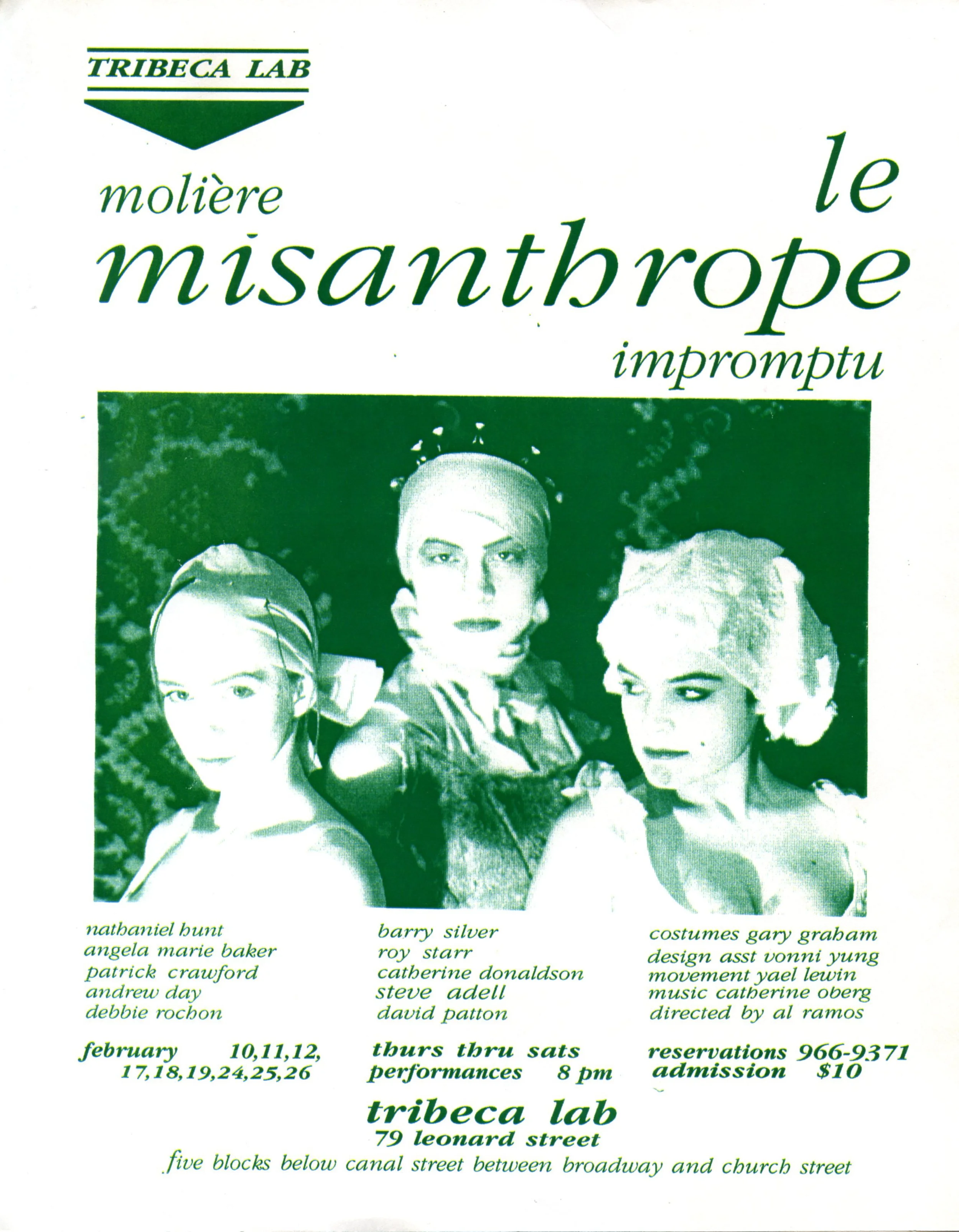LE MISANTHROPE IMPROMPTU