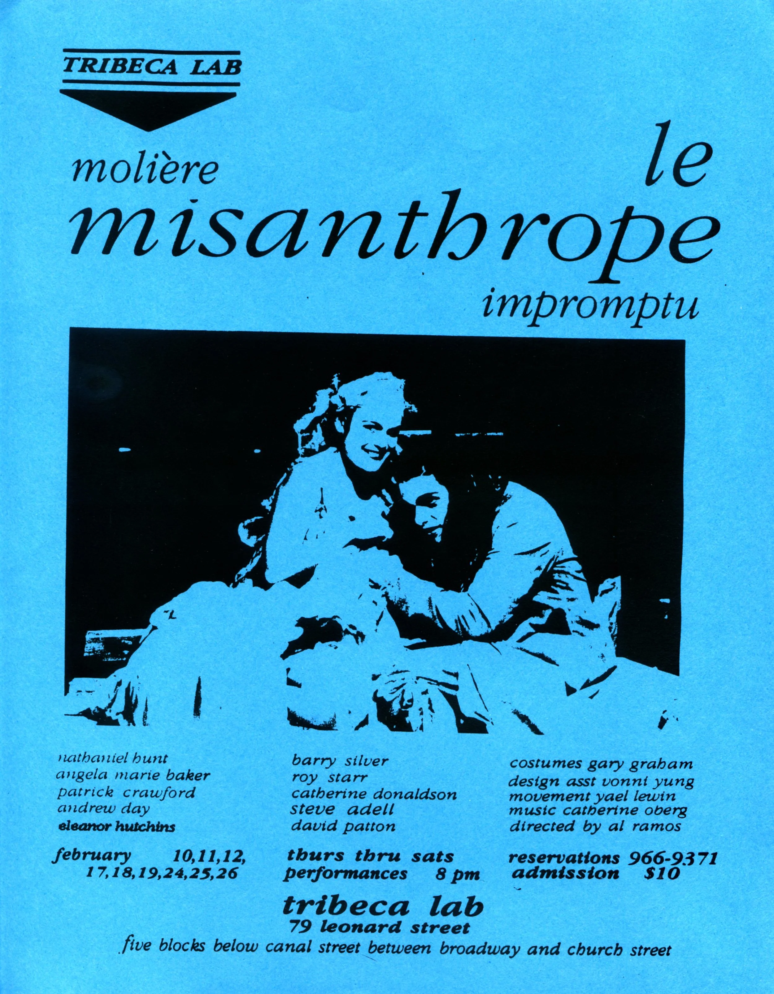 LE MISANTHROPE IMPROMPTU