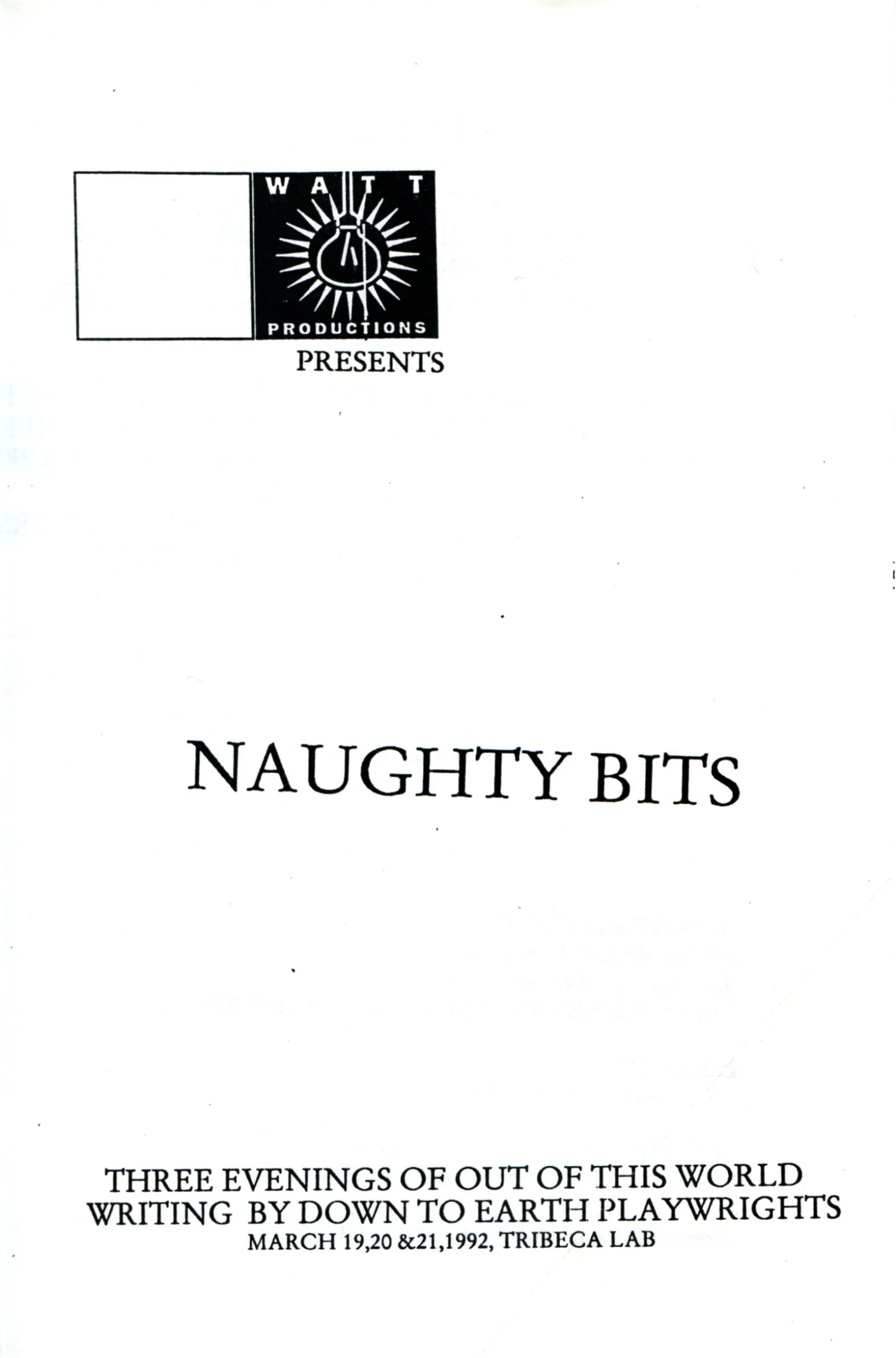 NAUGHTY BITS