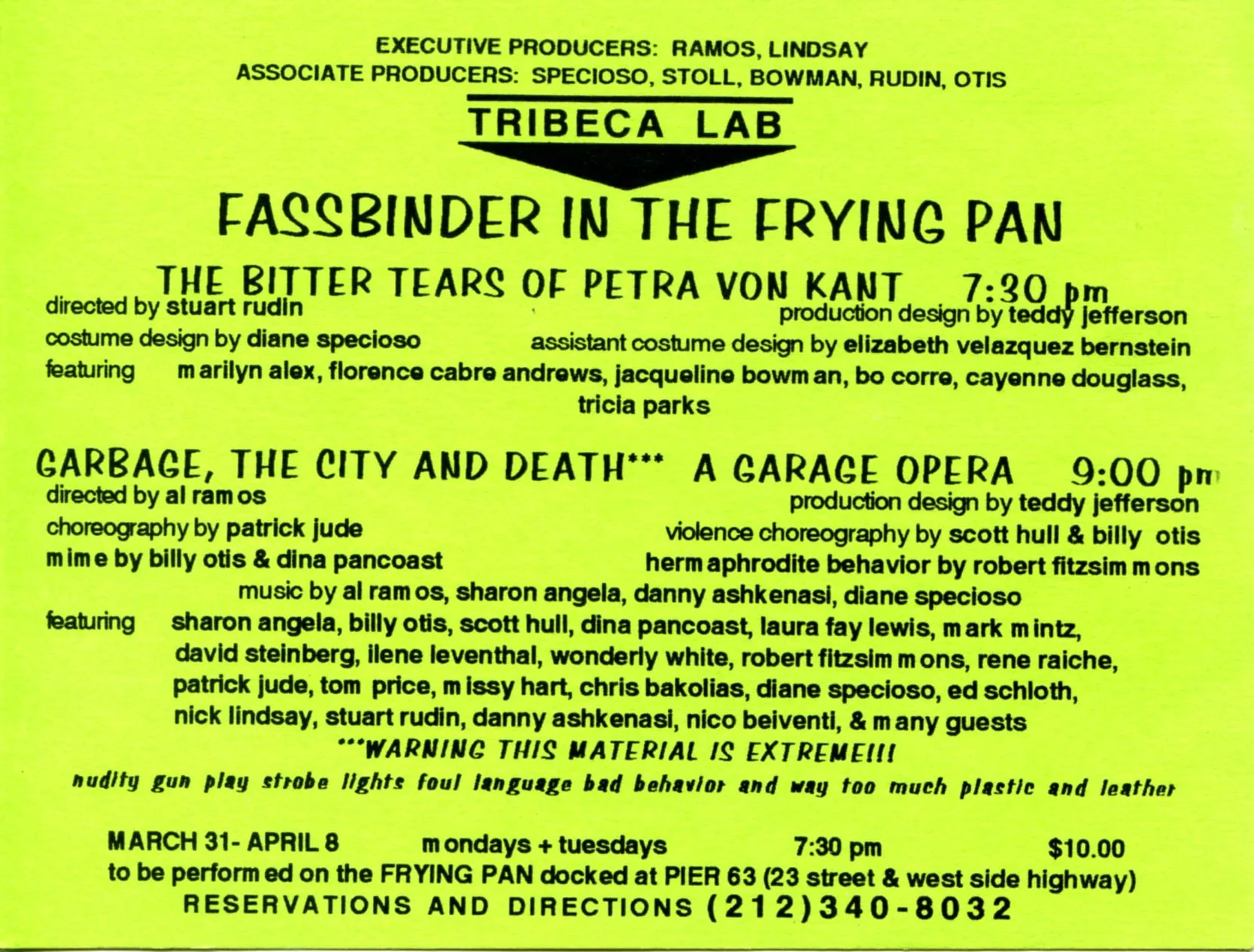 FASSBINDER IN THE FRYING PAN: THE BITTER TEARS OF PETRA VON KANT