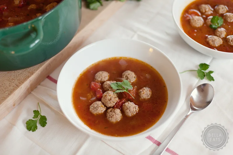 mexican meatball soup