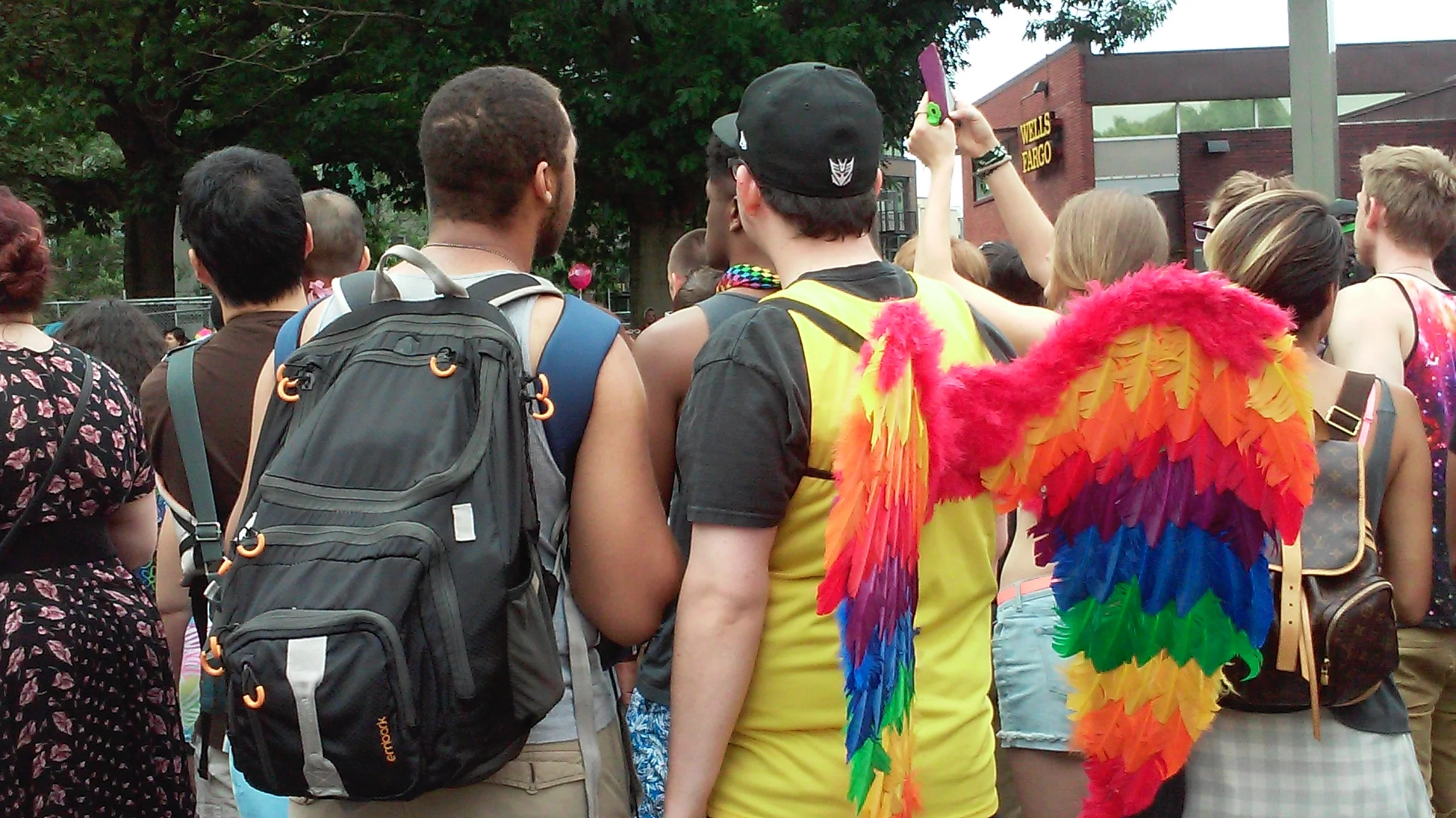 Angel at the 2015 Seattle Pride Parade (c) Martha Burwell