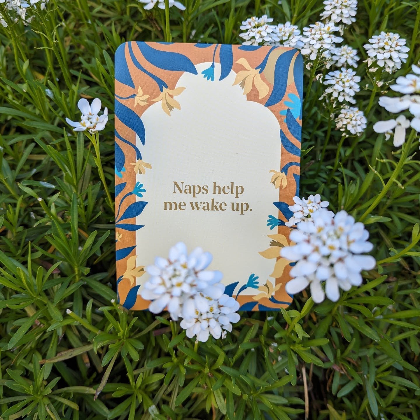&quot;Naps help me wake up &quot;

The Nap Ministry's Rest Deck by Tricia Hersey 
50 Practices to Resist Grind Culture 

#rest #restisresistance #restdeck
#BreathingSpaceBodywork #RelaxBreatheLetGo #bodyworktherapy #vancouver