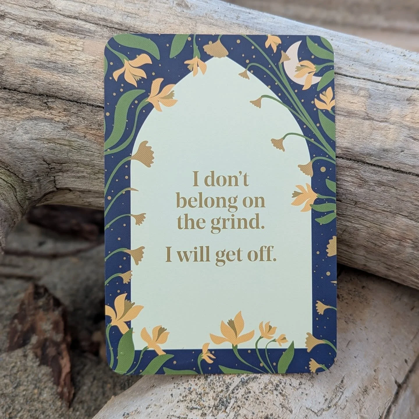 &quot;I don't belong on the grind. I will get off.&quot;

-The Nap Ministry's Rest Deck. 

#napminstry #restbreak #restdeck #restisresistance #BreathingSpaceBodywork #RelaxBreatheLetGo
