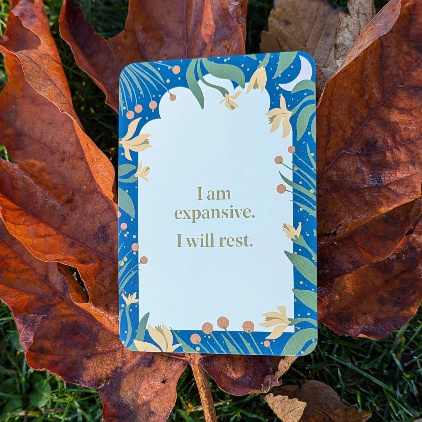 &quot;I am expansive. I will rest.&quot;

Card from The Rest Deck 50 Practices to Resist Grind Culture by Tricia Hersey 
From the book Rest Is Resistance 

#rest #restisresistance  #bodyworktherapy #breathingspacebodywork #relaxbreatheletgo