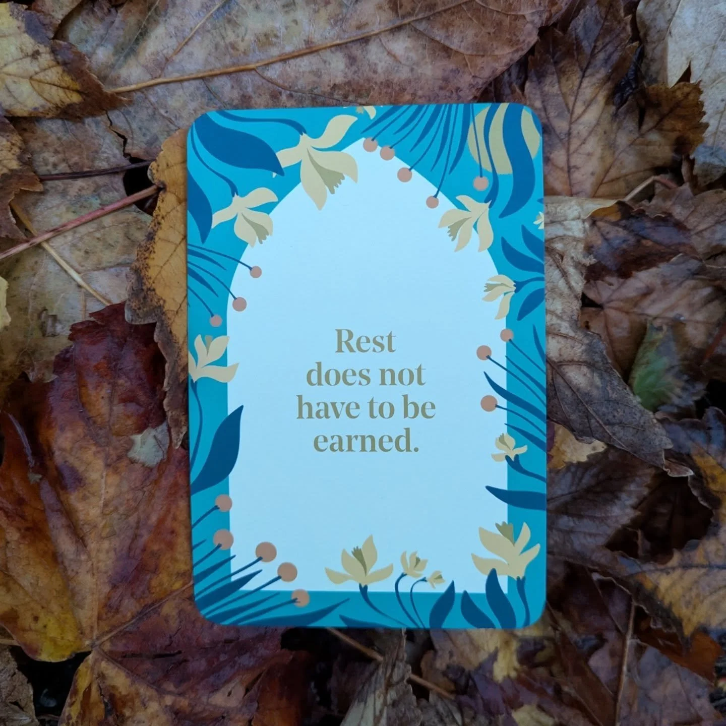 &quot;Rest does not have to be earned.&quot;

-The Nap Ministry's Rest Deck 

#restisresistance #rest #weekend #selfcare #breathingspacebodywork #rest #restdeck #napministry