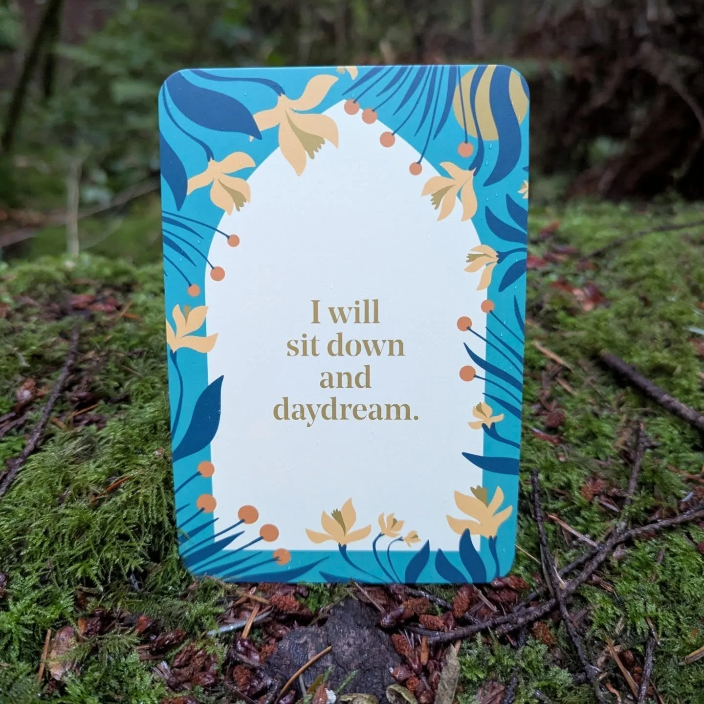 &quot;I will sit down and daydream.&quot;

The Nap Ministry's Rest Deck 
50 Practices to Resist Grind Culture by Tricia Hersey 

#rest
#restisresistance 
#restdeck 
#breathingspacebodywork 
#massage 
#bodyworktherapy 
#slow 
#daydream
#nervoussystem 