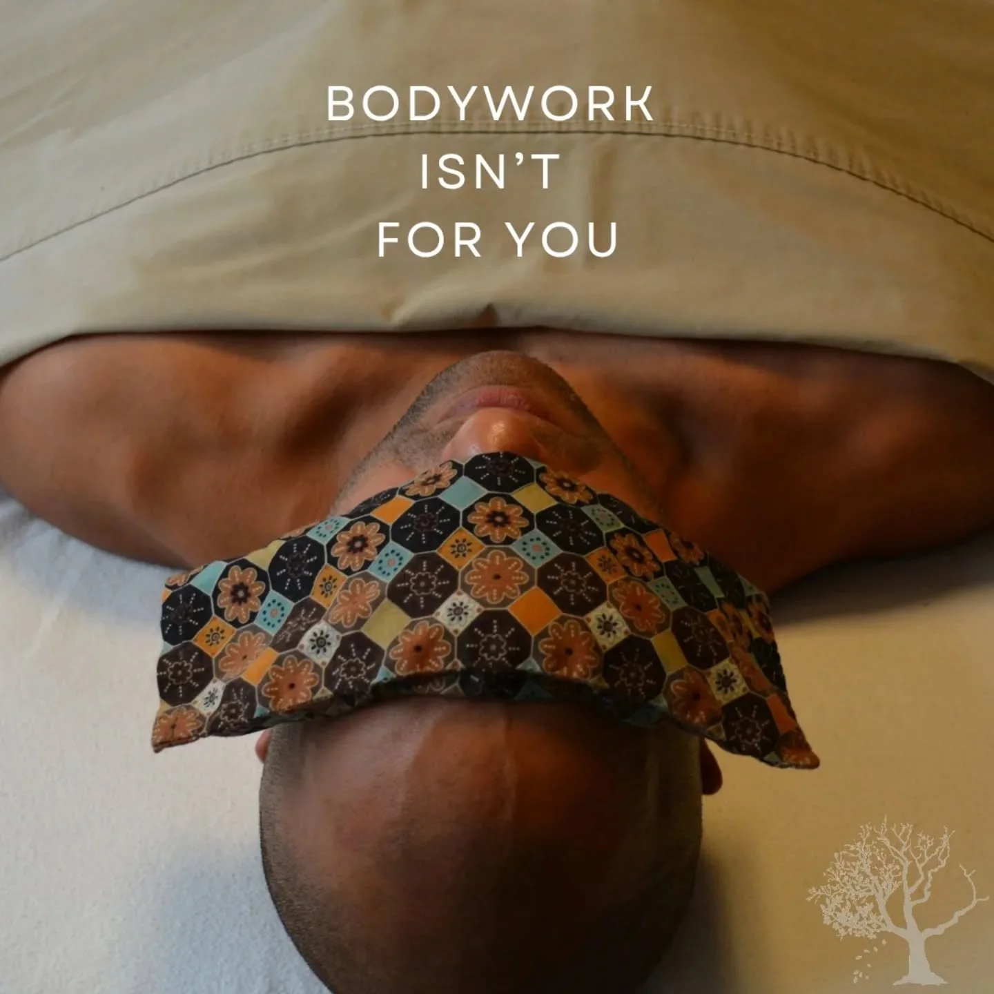 Introducing A New Series: 

Bodywork Isn't For You 

Not everyone is a fit for this work. And that's okay. There are other things out there for you. 

Bodywork, the way I practice it, isn't a quick fix or something to check off your to-do list. 

Thi