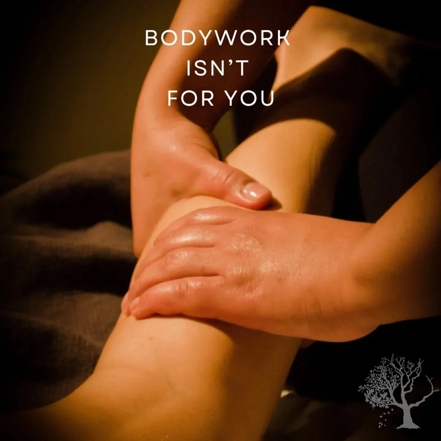 A New Series:

Bodywork Isn't For You

If staying busy, filling every moment with activity, and zipping from one thing to the next is your vibe, this won't be your lane. 

If you need speed, noise, and intensity to feel alive, you won&rsquo;t like it