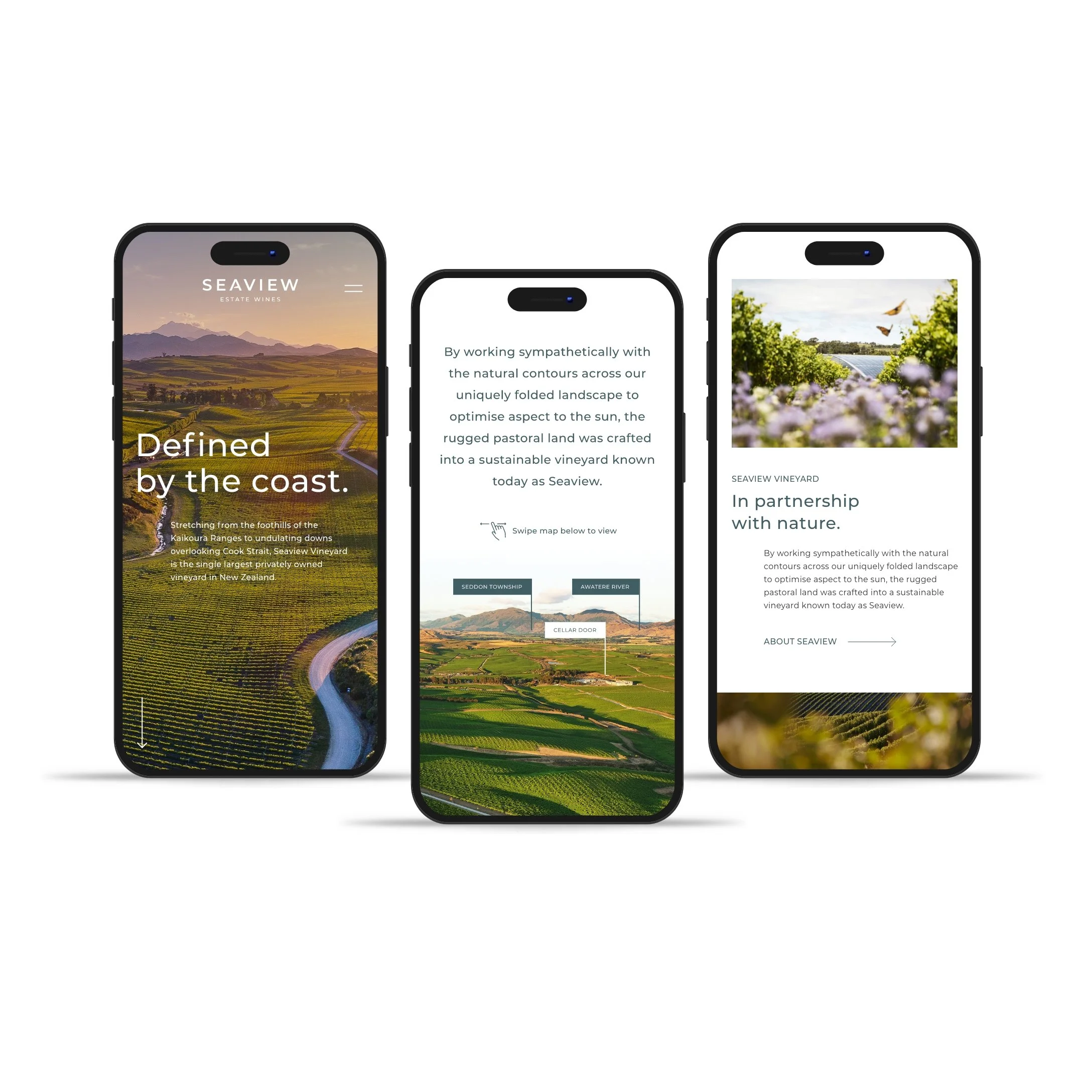 Seaview Estate Wines - Web Development