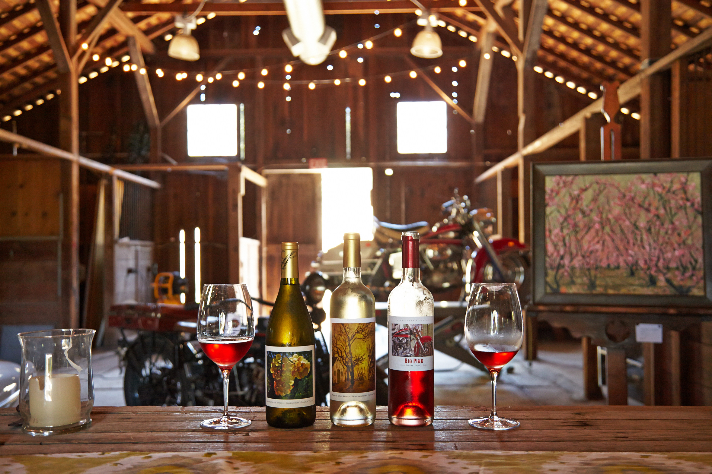 Abi gives me a tasting of some of Annadel Estate's wines.