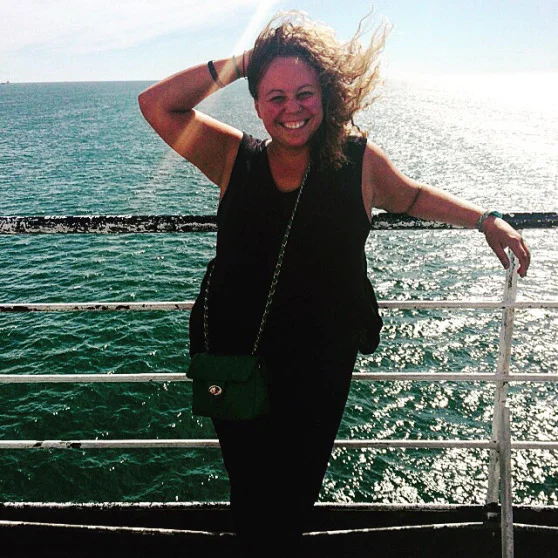Jenna taking a ferry across the English Channel to get from England to France (photo by @jennalogic) 