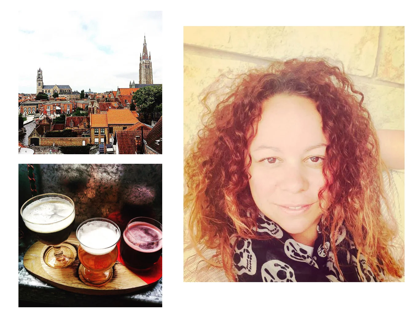 Views and beer in Bruges, selfie in Stuttgart (photos by @jennalogic) 