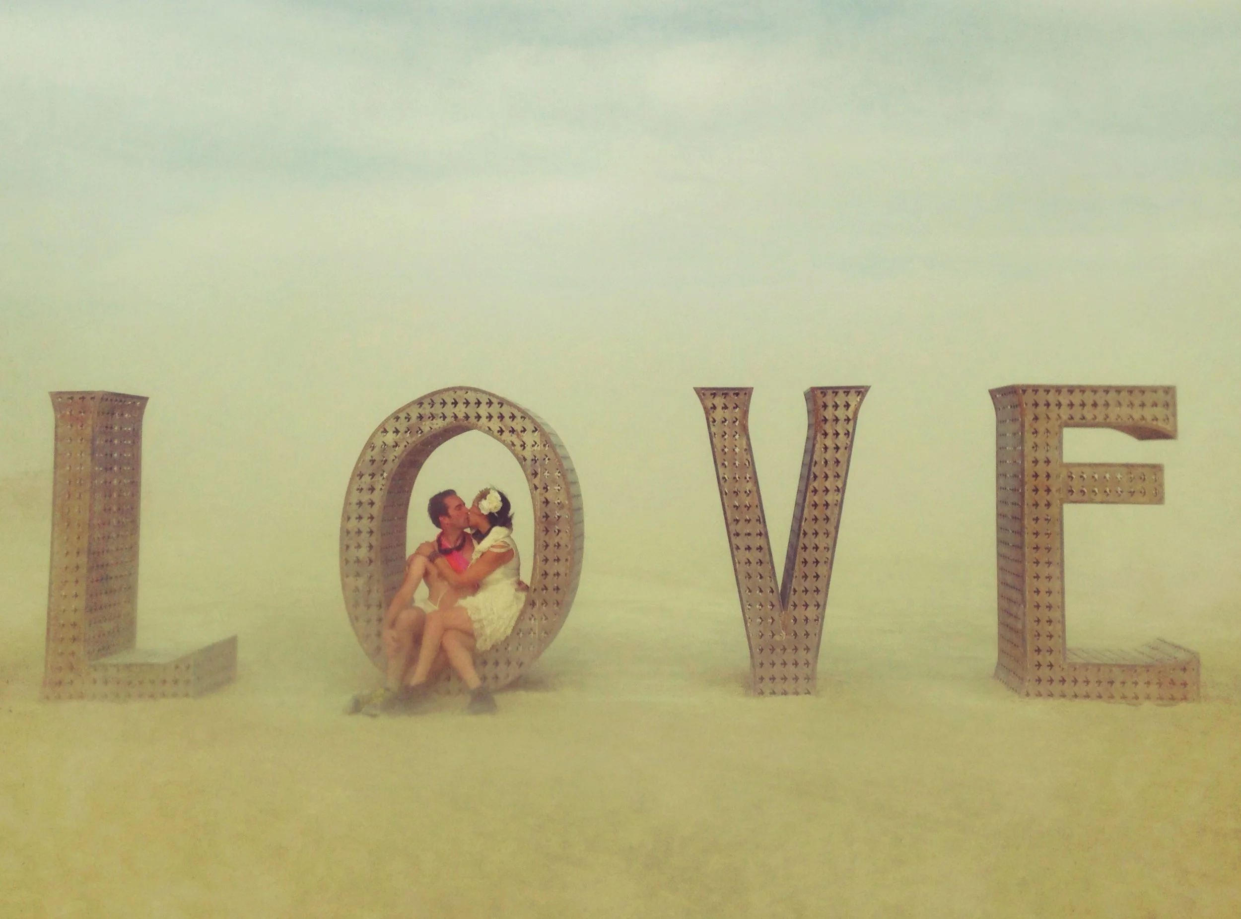 The "LOVE" sign in 2014 - perfectly encapsulated our experience that year !