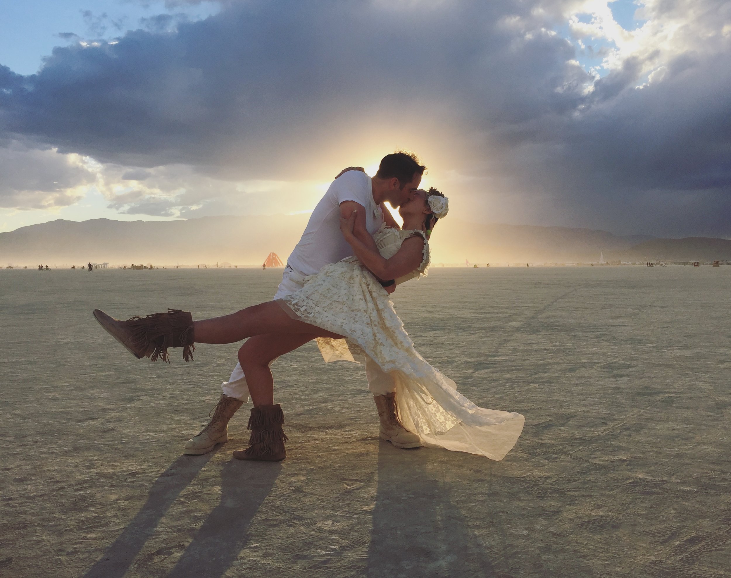 Incredible capture by Chris Mullendore during our surprise sunset wedding