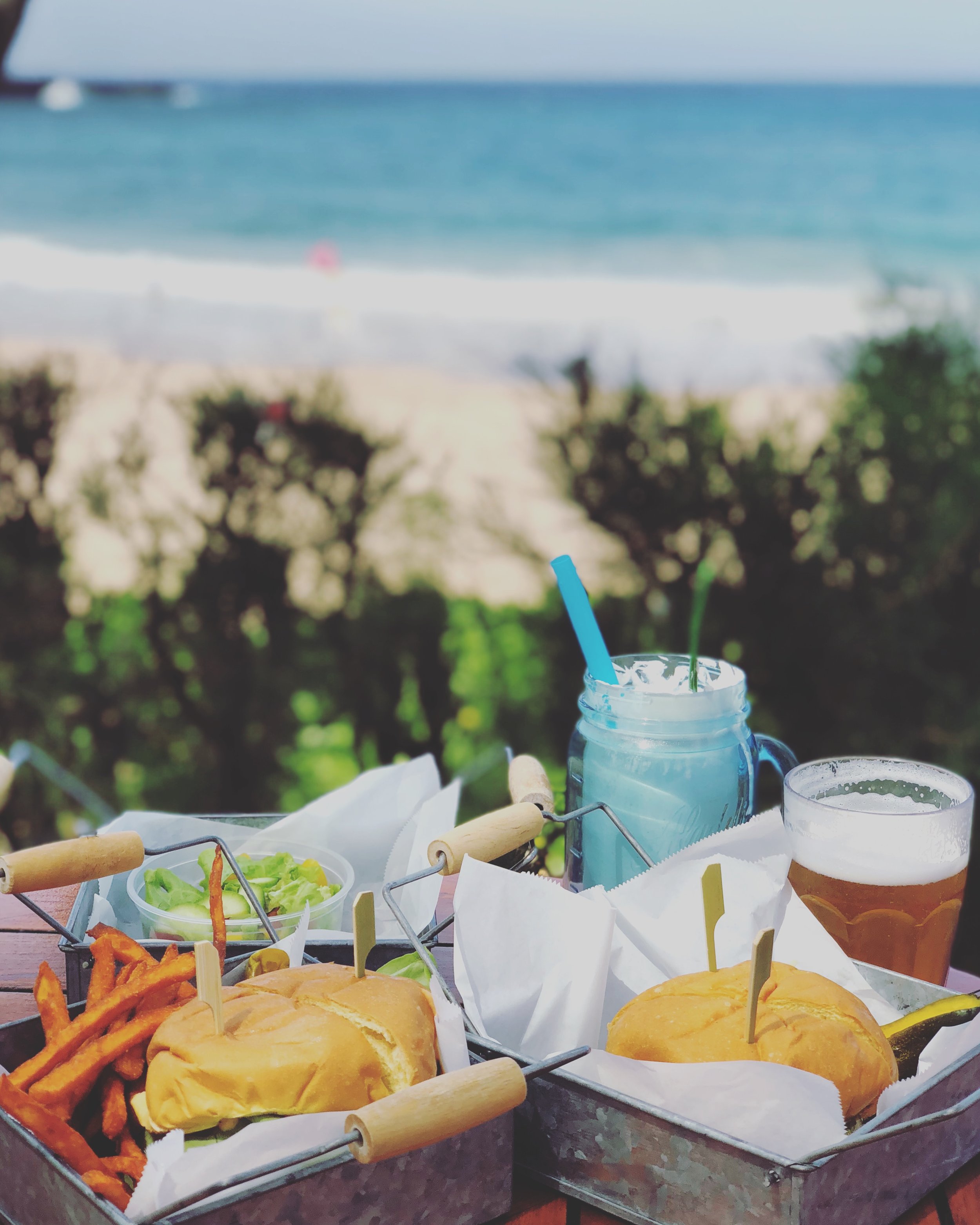 Burgers and shakes with a view at the Ritz Carlton's Burger Shack 