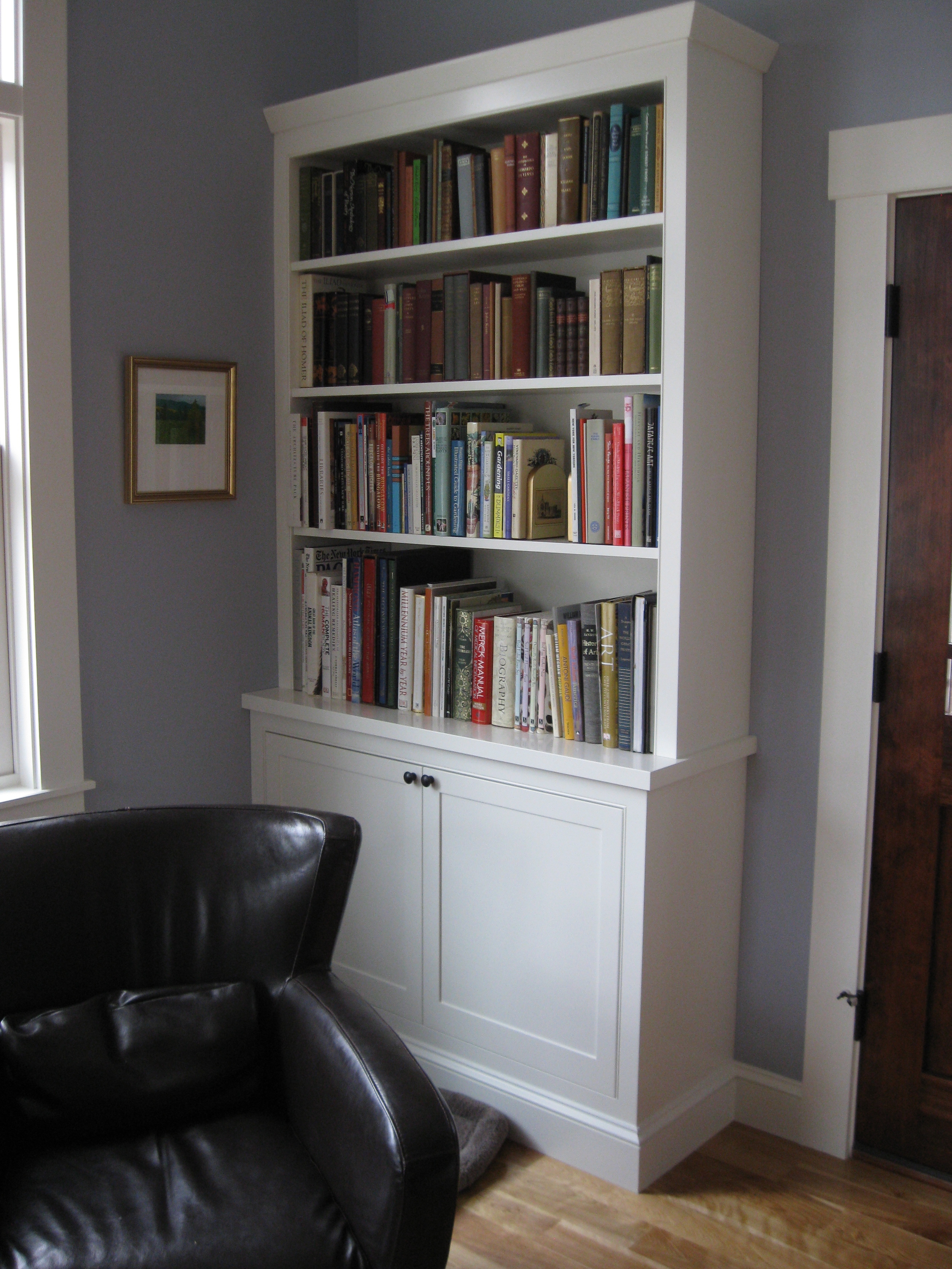 Custom Designed Built-In Book Shelf