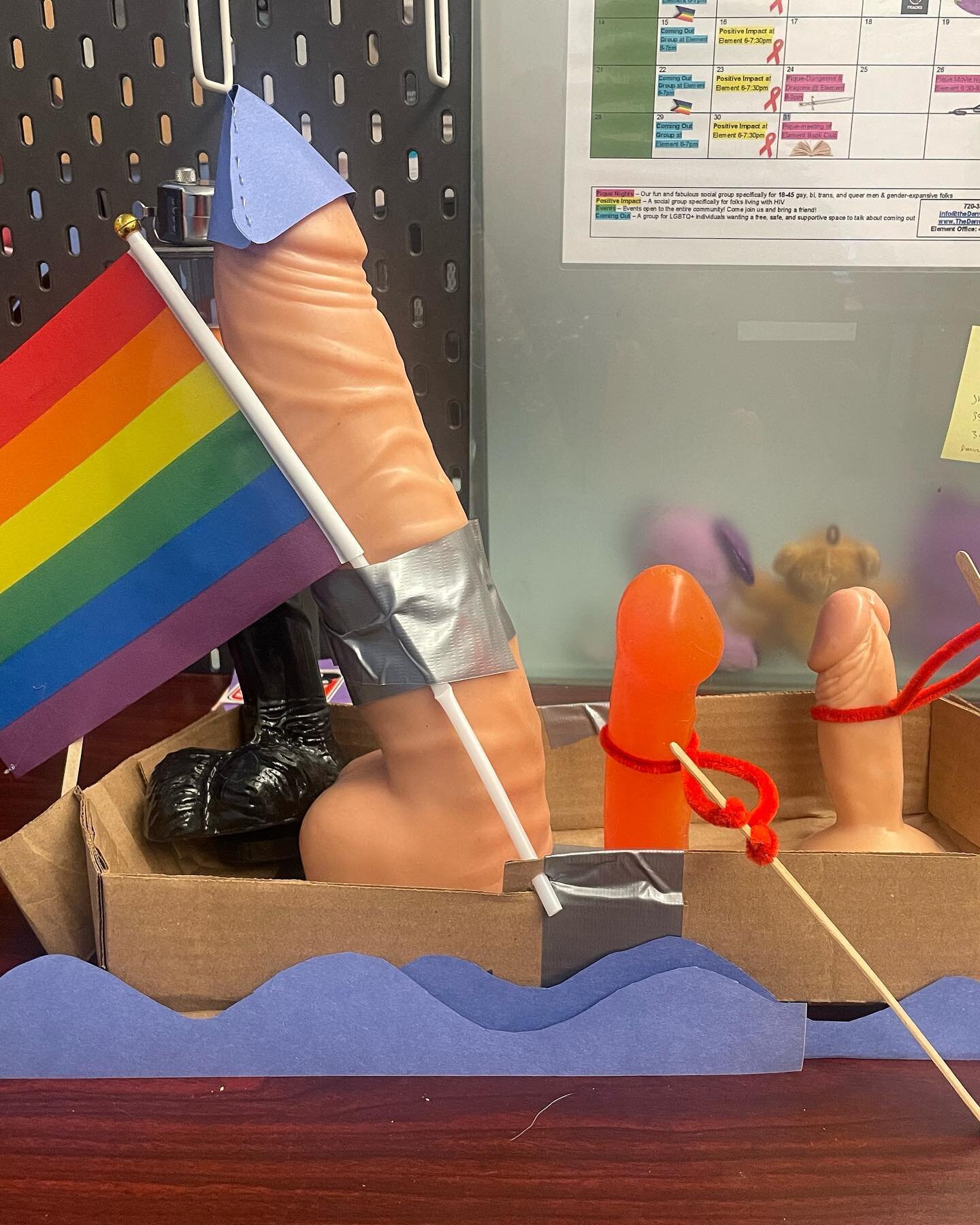 How does the Denver element team keep occupied? By creating sex positive dildo sculptures of great American works that&rsquo;s how!  Let us know in the comments what you&rsquo;d like to see us make next! 

#sexpositiveculture#queer#dildo#softsculptur