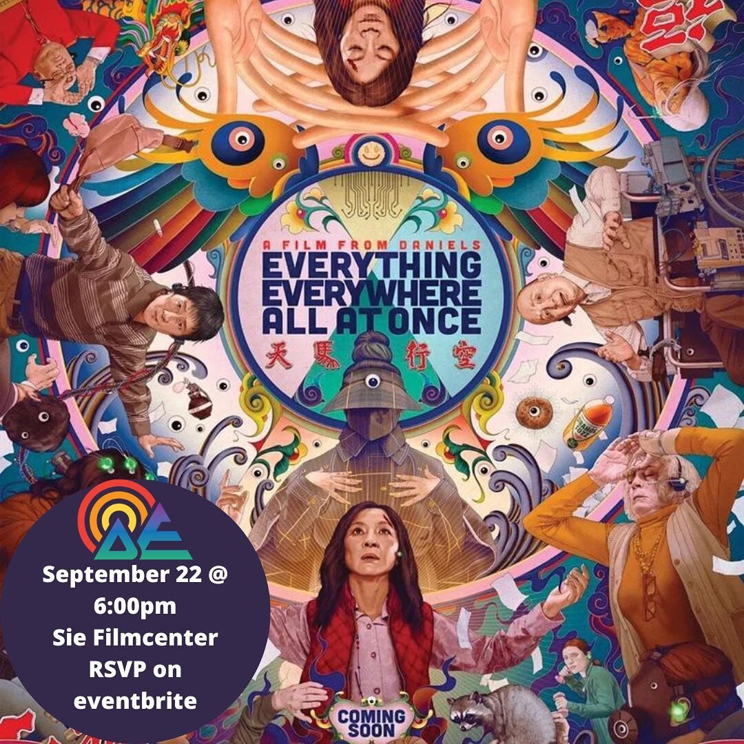 Hey you guys! We're so thrilled to announce that we're hosting a Screening of the action adventure comedy film Everything Everywhere All At Once at Sie Film on September 22nd. Seats are limited so RSVP with the link in our bio! Can't wait to see y'al