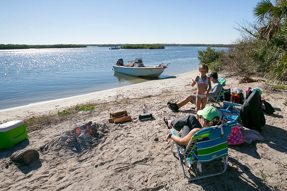 A beach in the Backcountry near Edgewater