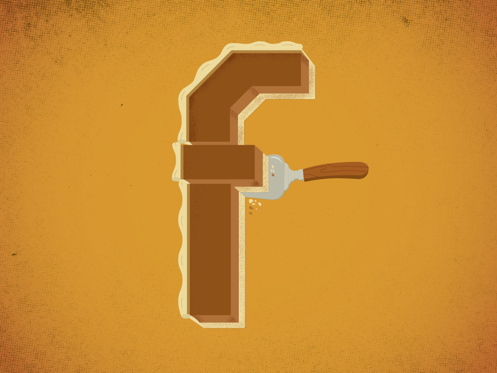  "F" Illustration for the first ever guest battle on&nbsp;typefight.com 