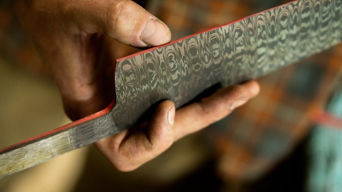 Incredible visit to @halcyonforge this morning. Had a great tour of the shop and glimpse into the process of how he makes these beautiful knives.
