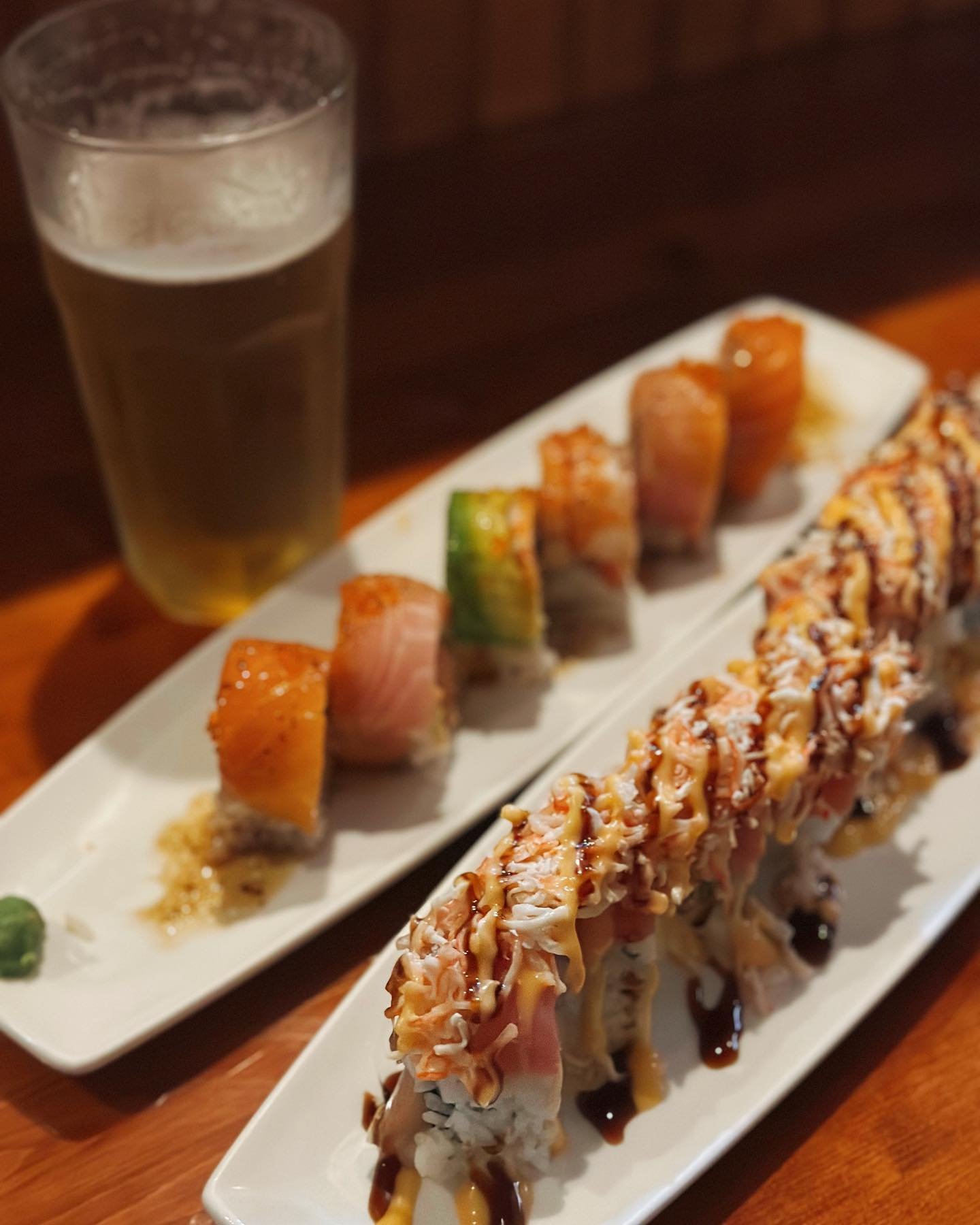 Hello? Is it beer you&rsquo;re looking for?  Roll on in!! #sushi#plano