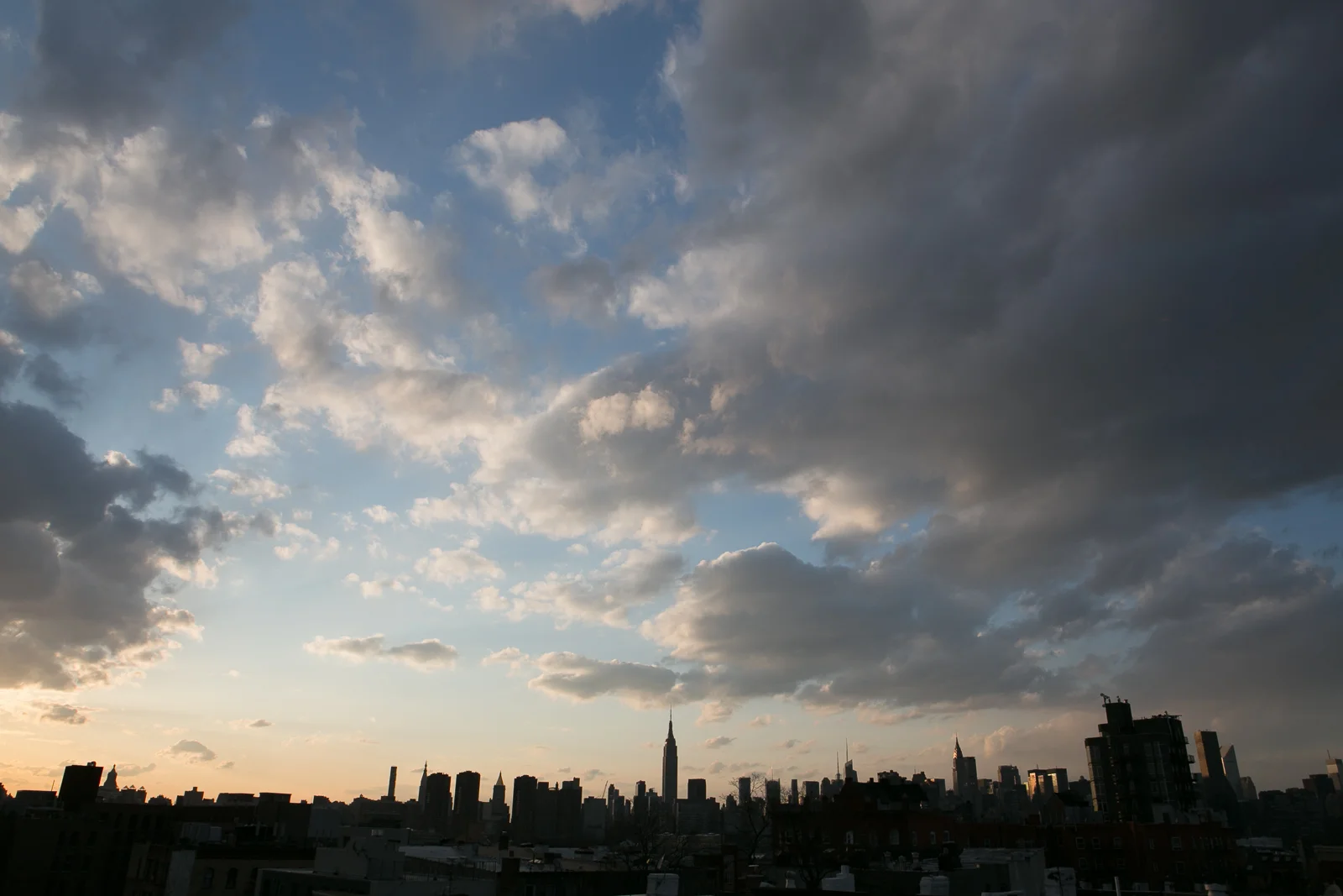 A sunset view from the BQE